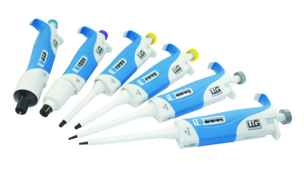 Micropipettes monocanal LLG, volume variable | Volume: 0,1 ... 2,5 µl